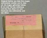 Lackösenaugen gelb, Glasaugen (aus dem Jahr 1970) Lackösenaugen gelb, Glasaugen (aus dem Jahr 1970)