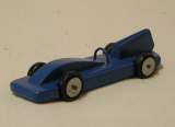 Blauer Rennwagen, nachempfunden dem Blue Bird Blauer Rennwagen, nachempfunden dem Blue Bird