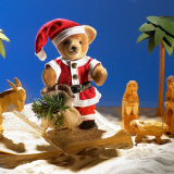 Miniatur Stehbr Santa #001 6. Dezember von Hermann-Coburg