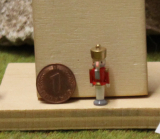 Winzig kleiner Miniatur Nu�knacker Prinz 2,5 cm B 20. Dezember von Hermann-Coburg