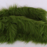 Vintage langfloriger Haarplüsch moos-grün 40 x 40 cm Vintage langfloriger Haarplüsch moos-grün 40 x 40 cm