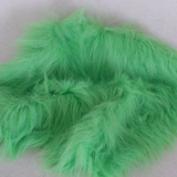 Vintage langfloriger Haarplüsch hell-grün 40 x 40 cm Vintage langfloriger Haarplüsch hell-grün 40 x 40 cm