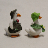 Gänse-Pärchen Gänse-Papa und Gänse Mama (Set auf 2 Gänsen) 14 cm Teddybär von Hermann-Coburg Gänse-Pärchen Gänse-Papa und Gänse Mama (Set auf 2 Gänsen) 14 cm Teddybär von Hermann-Coburg