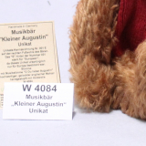 Unikat Musikbär Kleiner Augustin von Hermann-Coburg Unikat Musikbär Kleiner Augustin von Hermann-Coburg