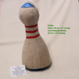 Kegel-Objekt mit drei Halsstreifen Renate Müller Kegel-Objekt mit drei Halsstreifen Renate Müller