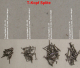 T-Kopf Splinte von 2,5 bis 4mm Durchmesser, 25 bis 40mm Lnge