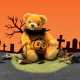 Kleiner Halloween Teddy 2024 Teddy Bear goes Halloween 29 cm Teddybr von Hermann-Coburg***