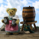 Oktoberfest Wiesn-Wirtin 35 cm Teddybr von Hermann-Coburg***