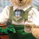 Oktoberfest Wiesnwirt Ozapft is Teddy Bear by Hermann-Coburg