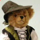 Old Bavarian Girl Teddy Bear by Hermann-Coburg