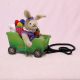 Easter Mobile with Rabbit Girl 20 cm Teddy Bear by Hermann-Coburg