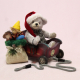 Santa Mobil 23 cm Teddybr von Hermann-Coburg