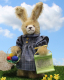 Lmmelinchen Ein Hasen-Mdchen mit Poesie 32 cm Teddybr von Hermann-Coburg***