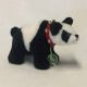 Classic Miniatur Panda Banana Teddy Bear by Hermann-Coburg