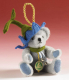Blue Bell Teddy Bear by Hermann-Coburg