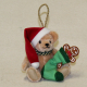 Santa Claus und das Lebkuchenmnnchen 13 cm Teddybr von Hermann-Coburg***