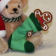 Santa Claus and the Gingerbread 13 cm Teddy Bear by Hermann-Coburg