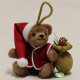 Here comes Santa Claus 13 cm Teddy Bear by Hermann-Coburg***