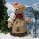 Christmas-Sophie 36 cm Teddy Bear by Hermann-Coburg***