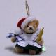 In the Christmas Bakery with Mrs. Santa 13 cm Teddy Bear by Hermann-Coburg***