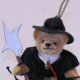 Little Night Watchmann 13 cm Teddy Bear by Hermann-Coburg