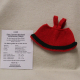 Roter Trachten-Strickrock mit schmalen Tr�gern by Hermann-Coburg
