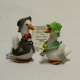 Gnse-Prchen Gnse-Papa und Gnse Mama (Set auf 2 Gnsen) 14 cm Teddybr von Hermann-Coburg