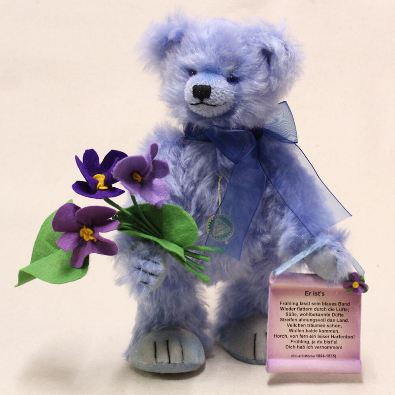 Eduard Mrike Lyrik Bear  Spring 35 cm Teddy Bear by Hermann-Coburg