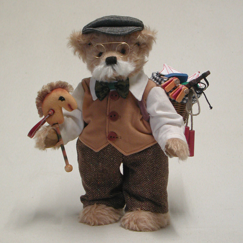 Ein alter Spielzeugfabrikant aus Thringen 36 cm Teddybr von Hermann-Coburg