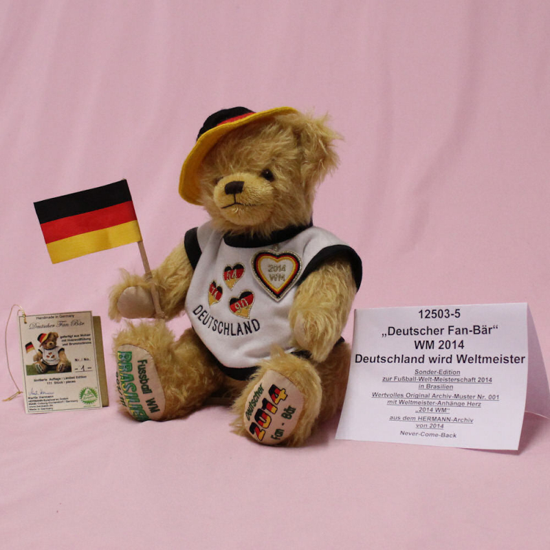Deutscher Fan-B�r WM 2014 #001 by Hermann-Coburg