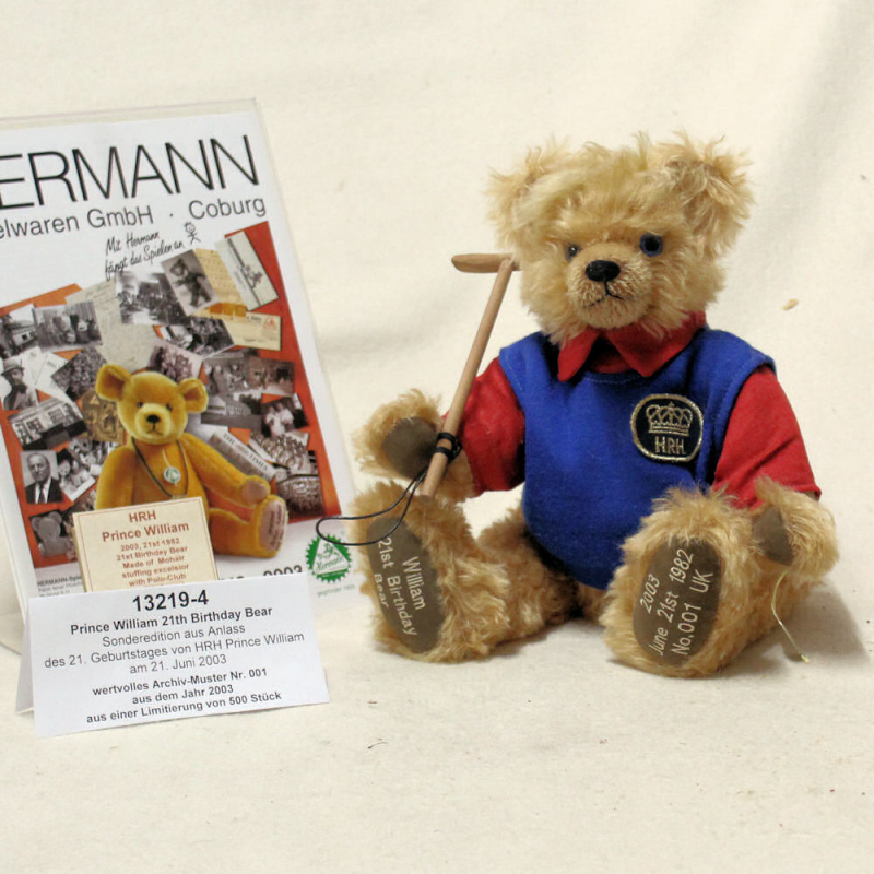 Prince Wiliam 21st Birthday Bear #001 von Hermann-Coburg
