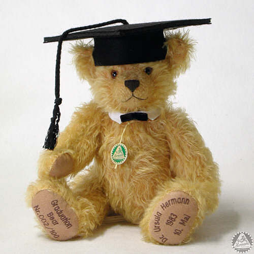 Teddy Bär Graduations Doktorhut 