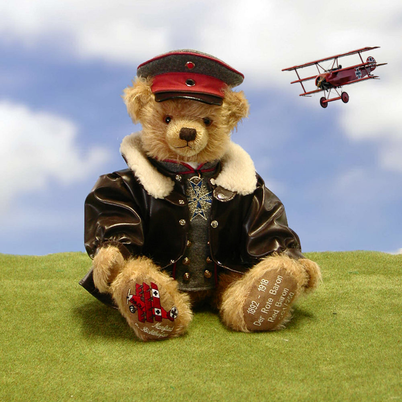 The Red Baron Teddy Bear by Hermann-Coburg