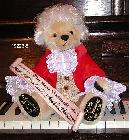 Wolfgang Amadeus Mozart Teddybr von Hermann-Coburg