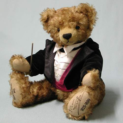 Der Walzerknig Johann Strau Teddy Bear by Hermann-Coburg