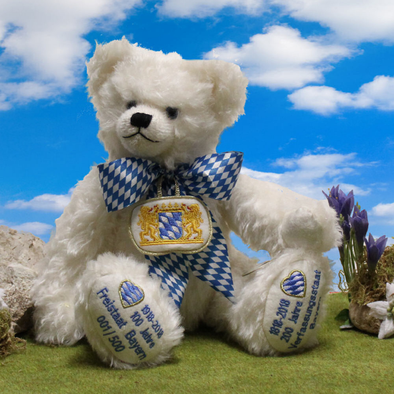 We celebrate Bavaria  Jubilee Bear 36 cm Teddy Bear by Hermann-Coburg