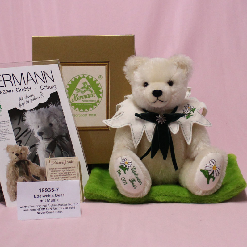 Edelwei� B�r mit Musik #001 von Hermann-Coburg