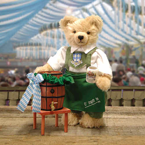 Oktoberfest Wiesnwirt Ozapft is Teddy Bear by Hermann-Coburg
