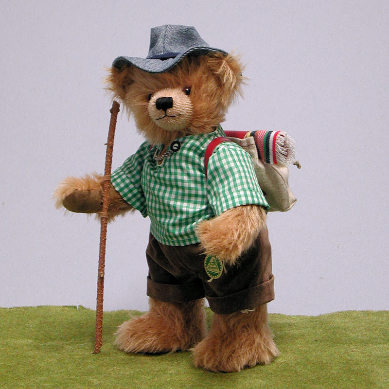 Der fröhliche Wanderer Happy Wanderer Teddybär von Hermann-Coburg