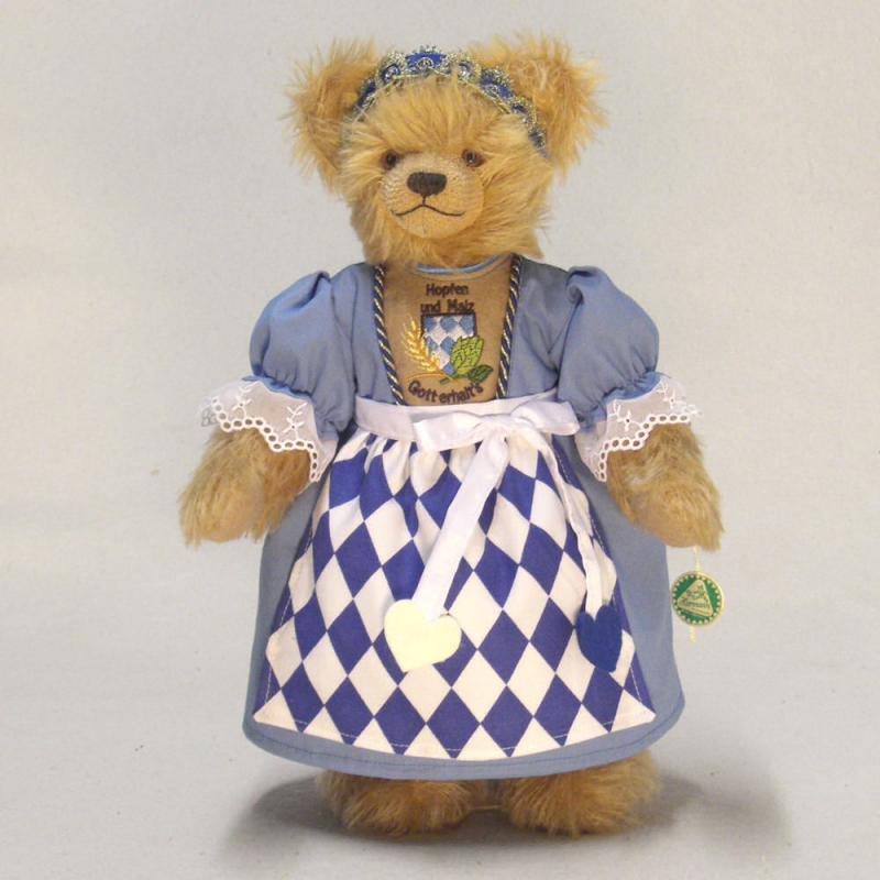Bayerische Bierknigin 37 cm Teddy Bear by Hermann-Coburg