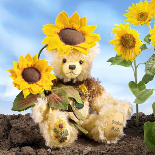 Sonnenblume - Sunflower Teddy Bear by Hermann-Coburg