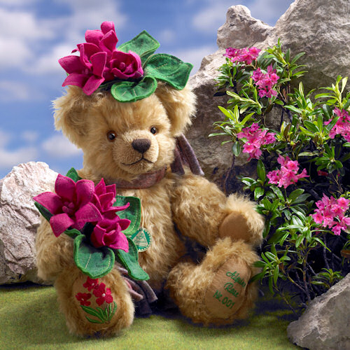 Alpenrose - Alpine Rose Teddy Bear by Hermann-Coburg