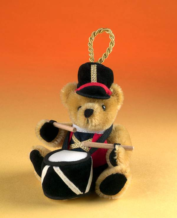 Kleiner Mini-Trommler Teddy Bear by Hermann-Coburg