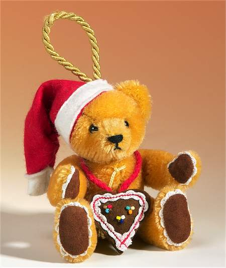 Gingerbread Santa Teddy Bear by Hermann-Coburg