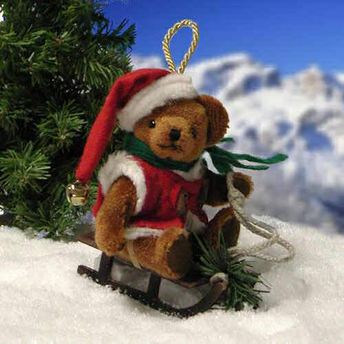 Jingle Santa Teddy Bear by Hermann-Coburg