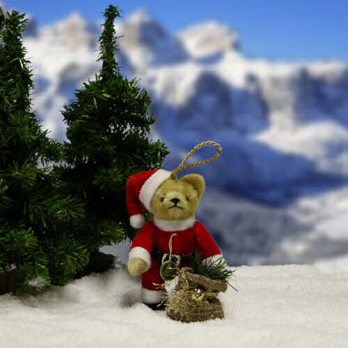 Classic Santa Teddy Bear by Hermann-Coburg