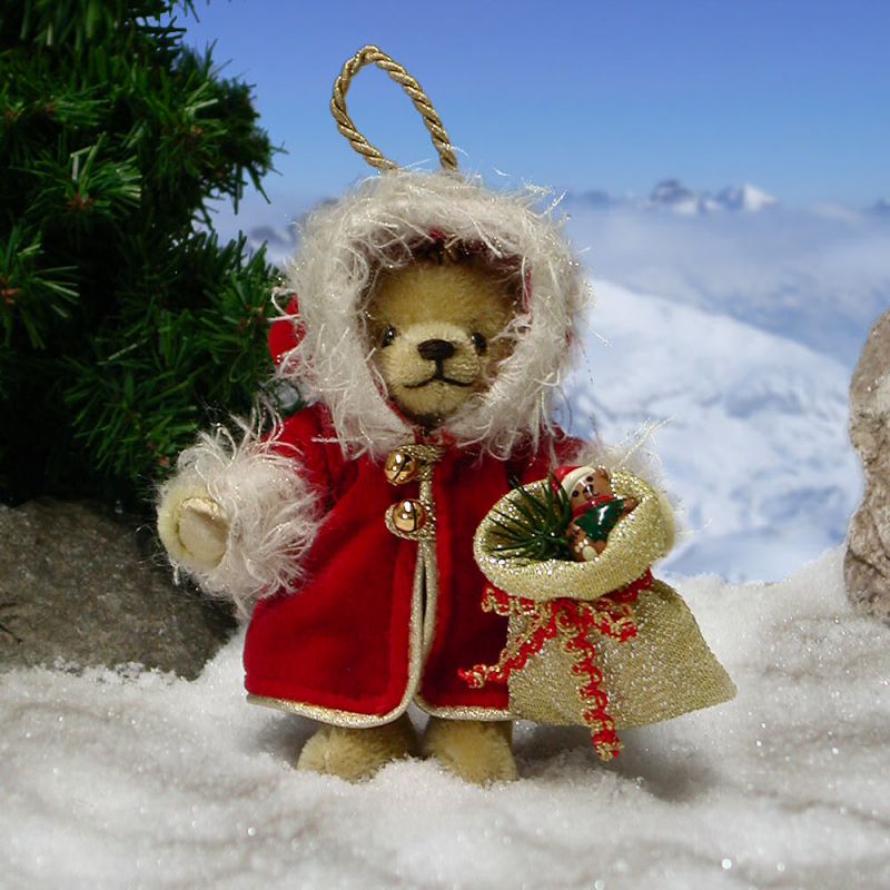Santas Joy Teddy Bear by Hermann-Coburg