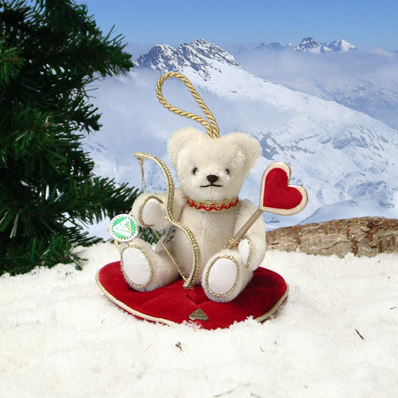 Cupid  the messenger of love 12,5 cm Teddy Bear by Hermann-Coburg