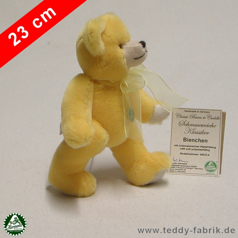 Teddybär Bienchen 23 cm schmuseweiche Klassiker