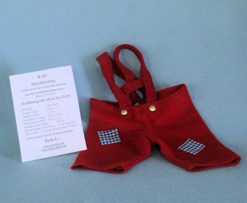 Rote B�renhose by Hermann-Coburg
